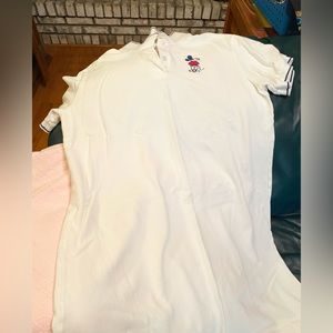 Mickey Mouse tunic white with navy trim size large